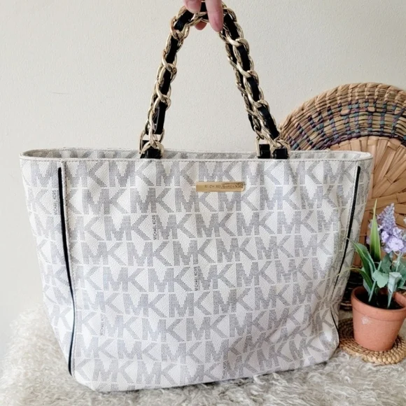 Michael kors shoulder bag chain tote - Picture 3 of 13